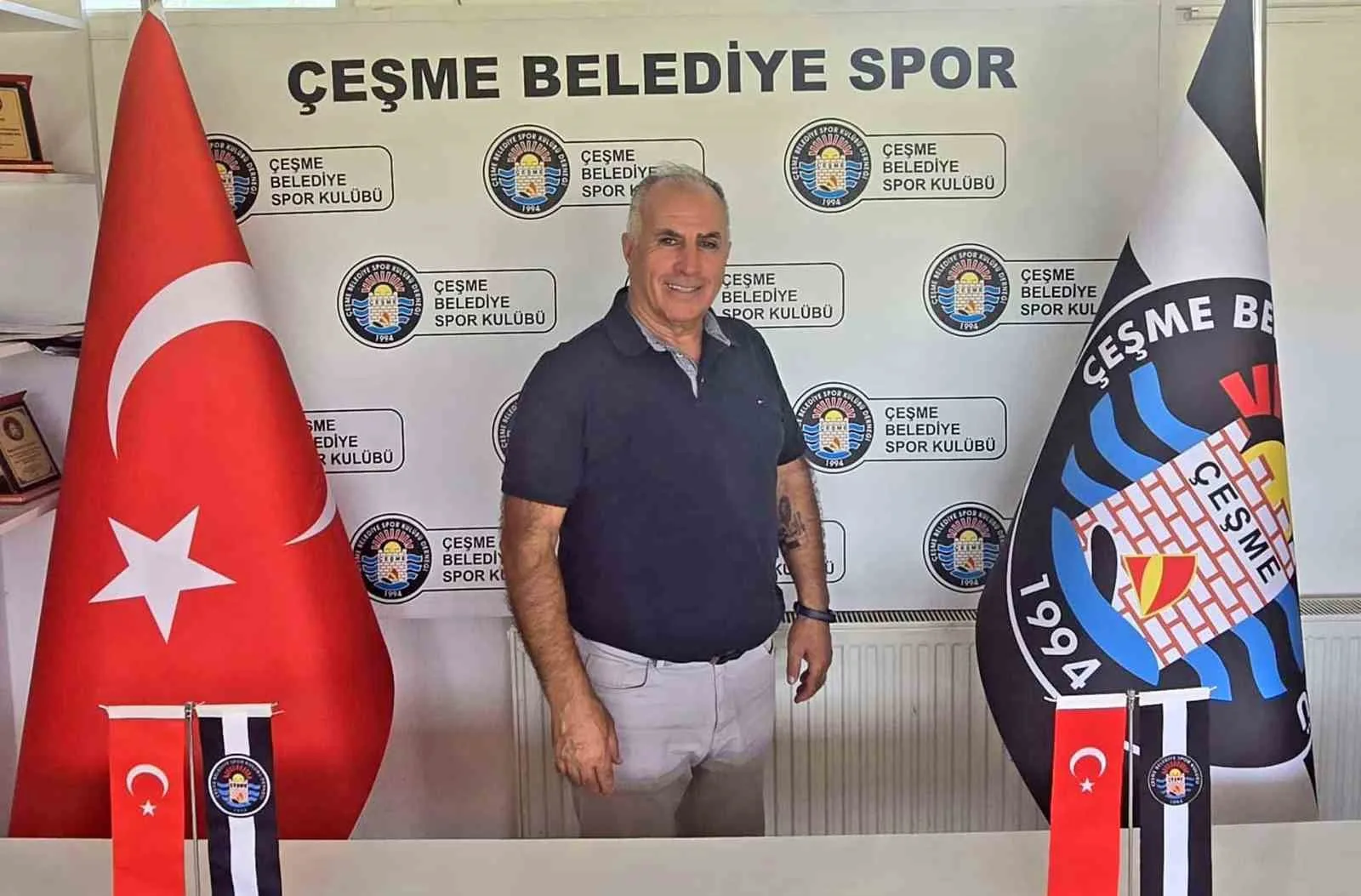 Çeşme Belediyespor Kulübü Başkanı Mehmet Sarısaç, “Kulübümüzü yeniden ayağa kaldırmak