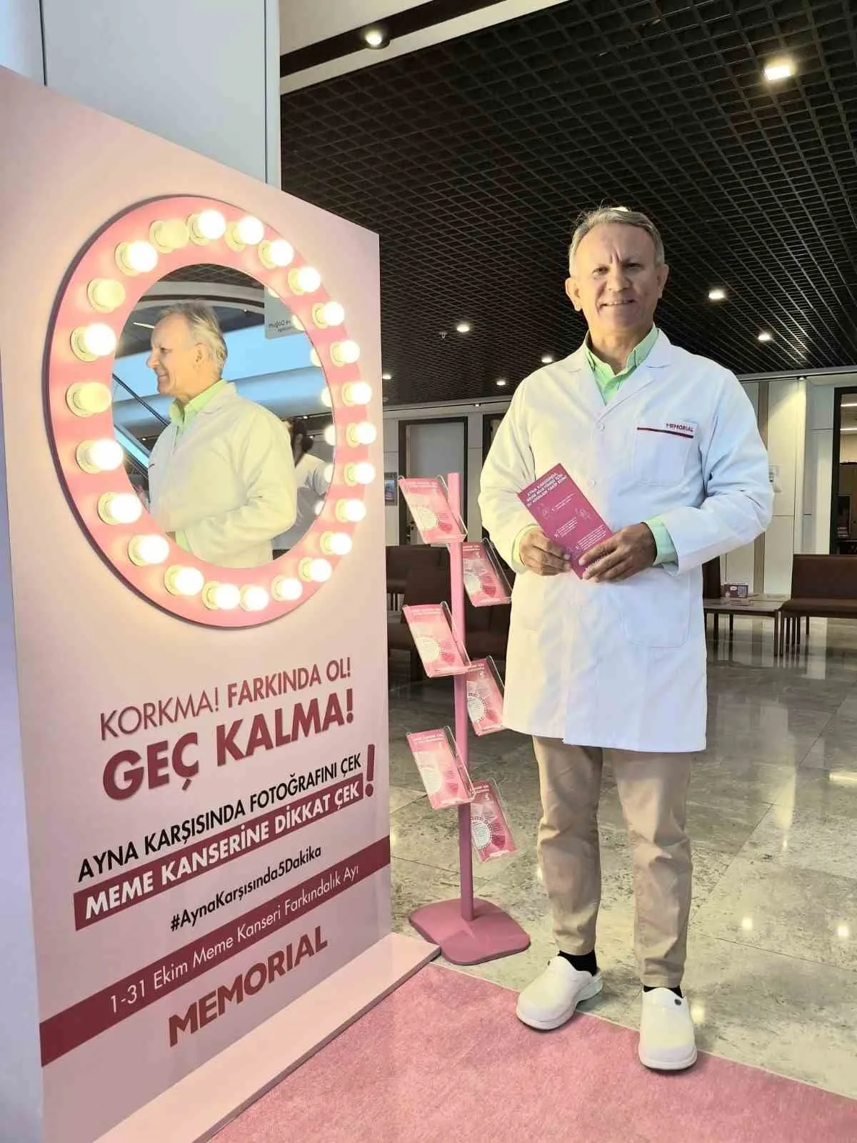 Memorial Sağlık Grubu, beş yıldır sürdürdüğü “Pembe Ayna” projesiyle meme