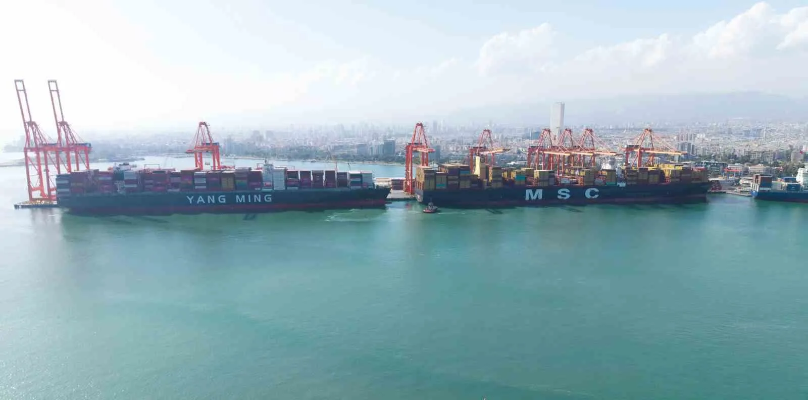Mersin Uluslararası Limanı (MIP), 880 metre uzunluğundaki yeni tamamlanan East