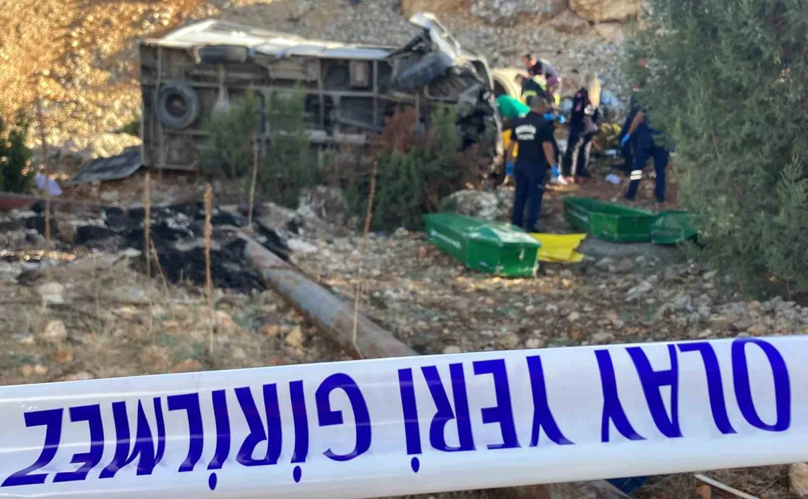 Mersin’in Erdemli ilçesinde 6 işçinin hayatını kaybettiği 12’sinin yaralandığı kazada