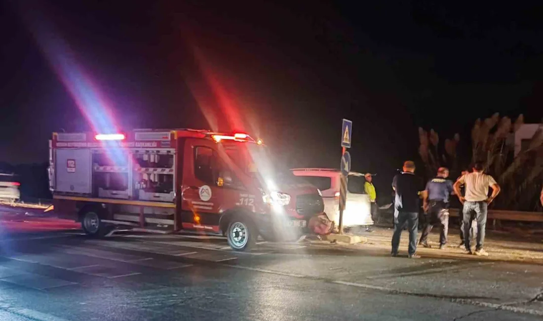 Mersin’in Tarsus ilçesinde iki otomobilin çarpıştığı kazada 1 kişi hayatını