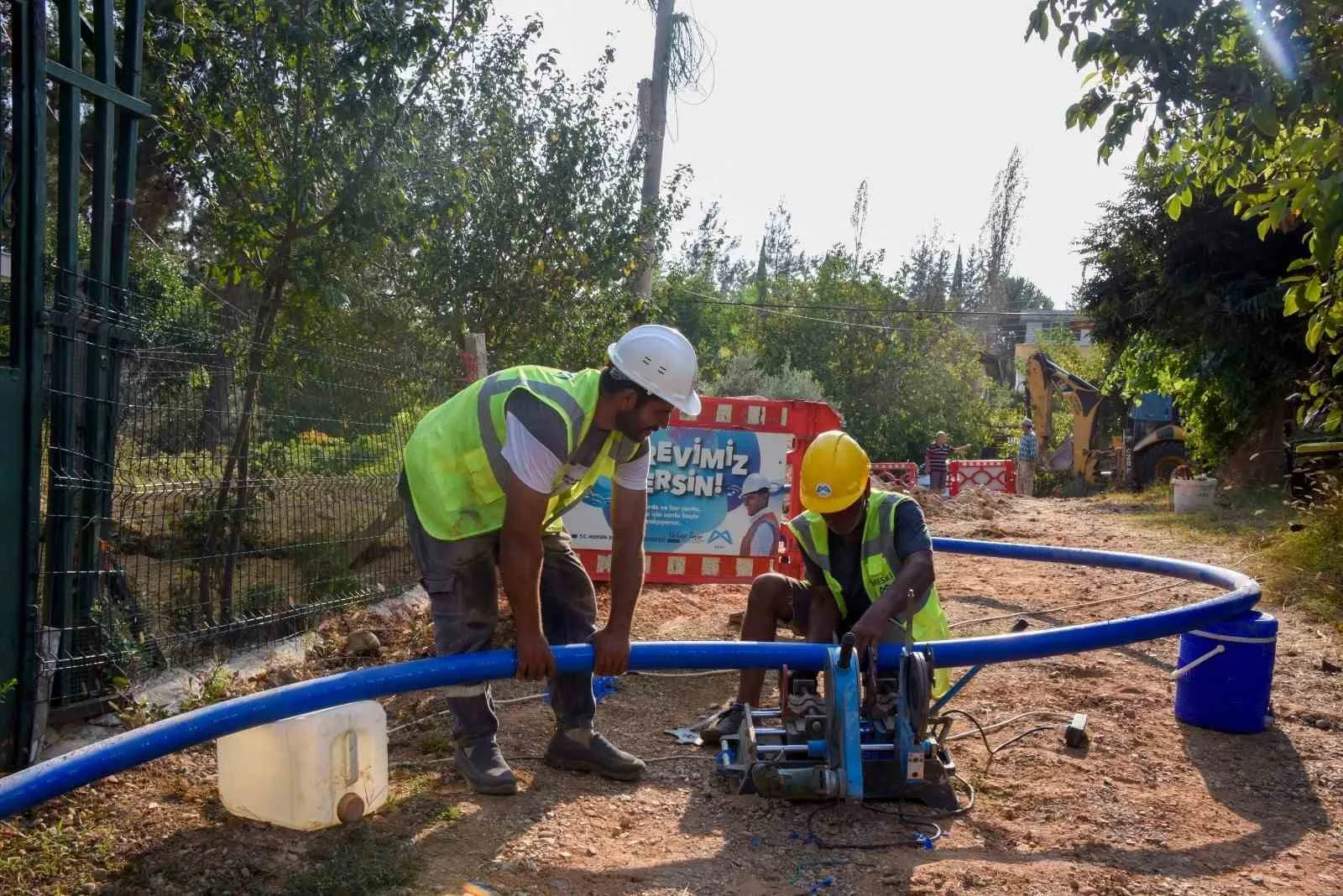 MESKİ, Tarsus’un Kaburgediği Mahallesi’nde 2 bin 50 metre içme suyu