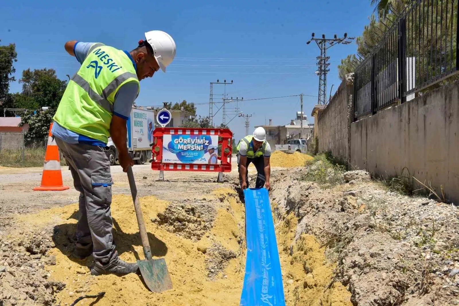 Tarsus’un Baltalı Mahallesi’nde artan su ihtiyacına çözüm üreten Mersin Su