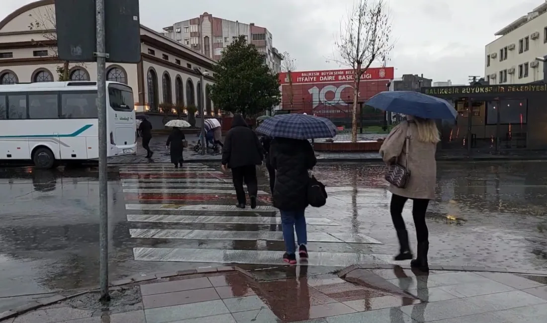 Meteoroloji Genel Müdürlüğü, Balıkesir için yarın sağanak uyarısında bulundu. Meteoroloji
