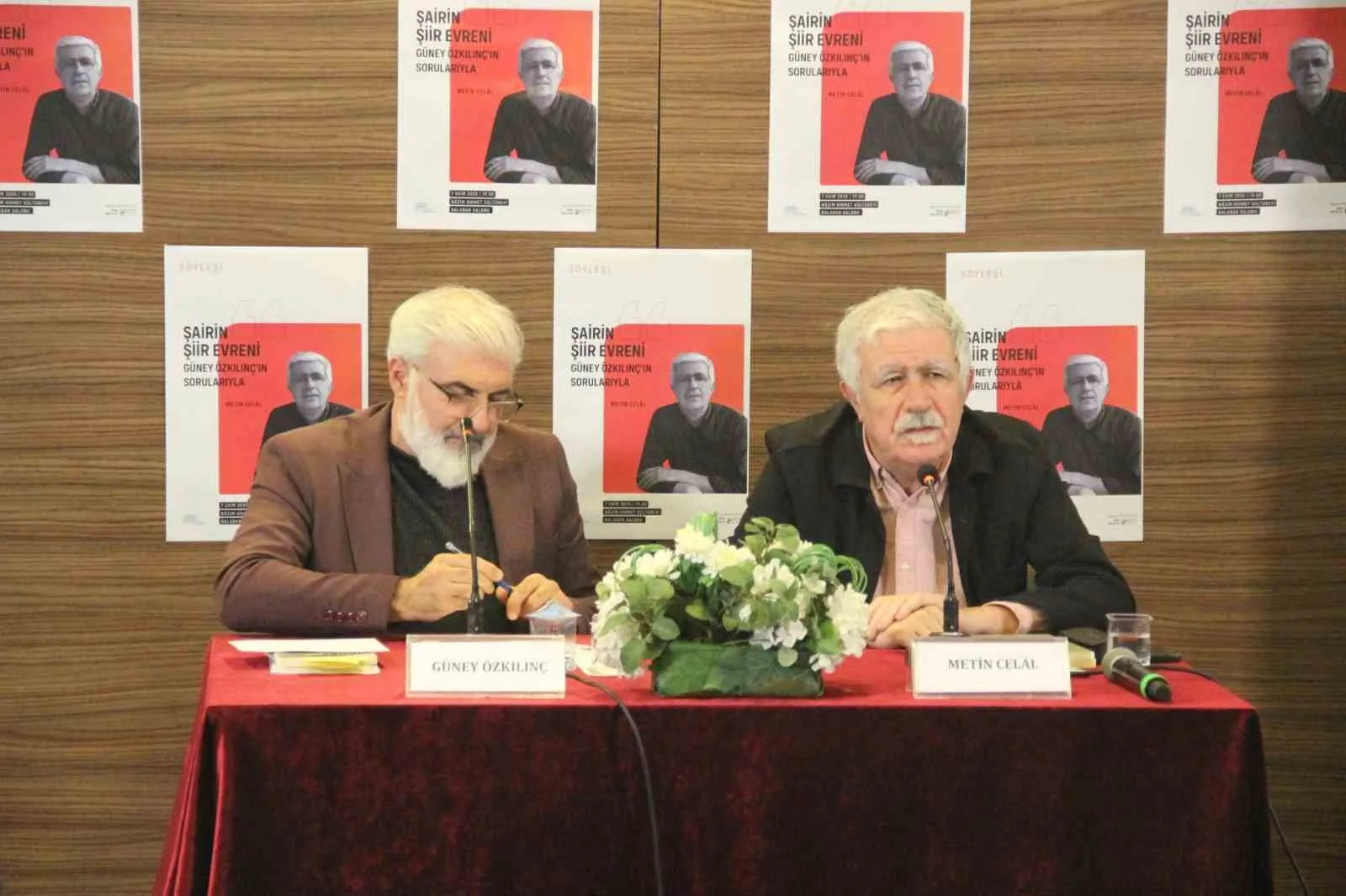 Usta yazar Metin Celal, Nilüfer Belediyesi’nin konuğu olarak katıldığı “Şairin