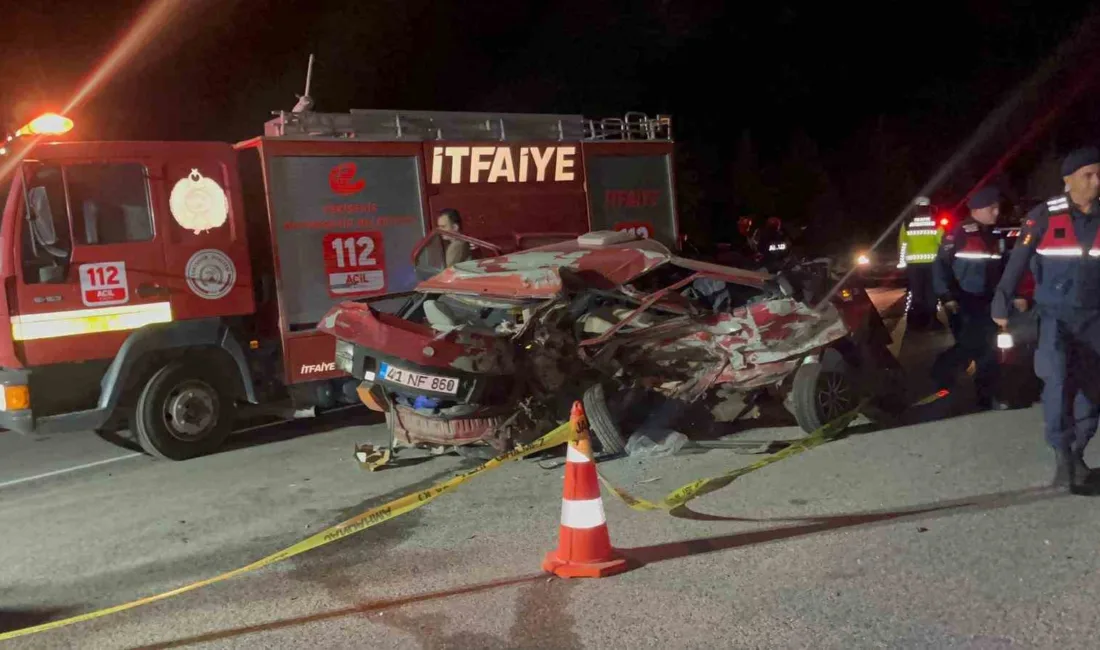 Eskişehir’de makam aracı ve otomobilin çarpışması sonucu meydana gelen kazada