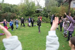Bursa Büyükşehir Belediyesi’nin düzenlediği “Küçük Kaşifler Leylek Köy Göl Evi’nde”