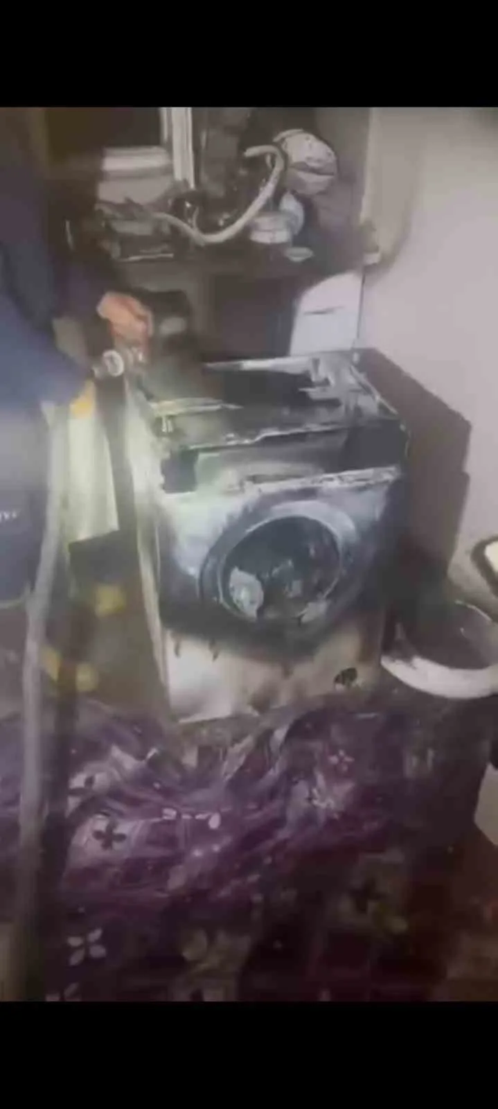 Muş’ta bir evde çıkan yangın itfaiye ekiplerinin hızlı müdahalesiyle kısa