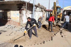 Nazilli Belediyesi Fen İşleri Müdürlüğü ekipleri, Yeşilyurt ve Yeni Sanayi
