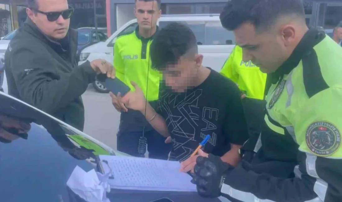 Aksaray’da patronunun aracıyla patronundan kaçan çocuk, kız arkadaşını alıp gezmeye