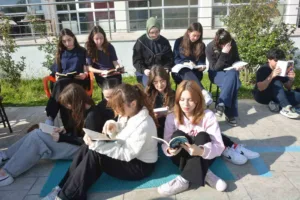 Ordu’nun Ünye ilçesinde, ’Kitabını Al Sen de Katıl’ etkinliği kapsamında