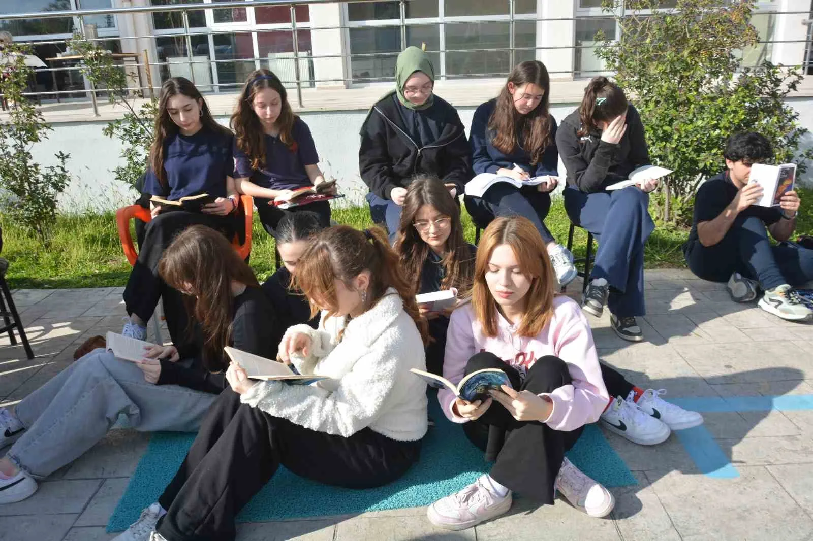 Ordu’nun Ünye ilçesinde, ’Kitabını Al Sen de Katıl’ etkinliği kapsamında
