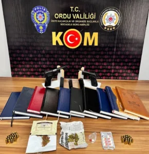 Ordu’da polis ekipleri tarafından düzenlenen kaçakçılık operasyonunda yakalanan 2 şüpheli,