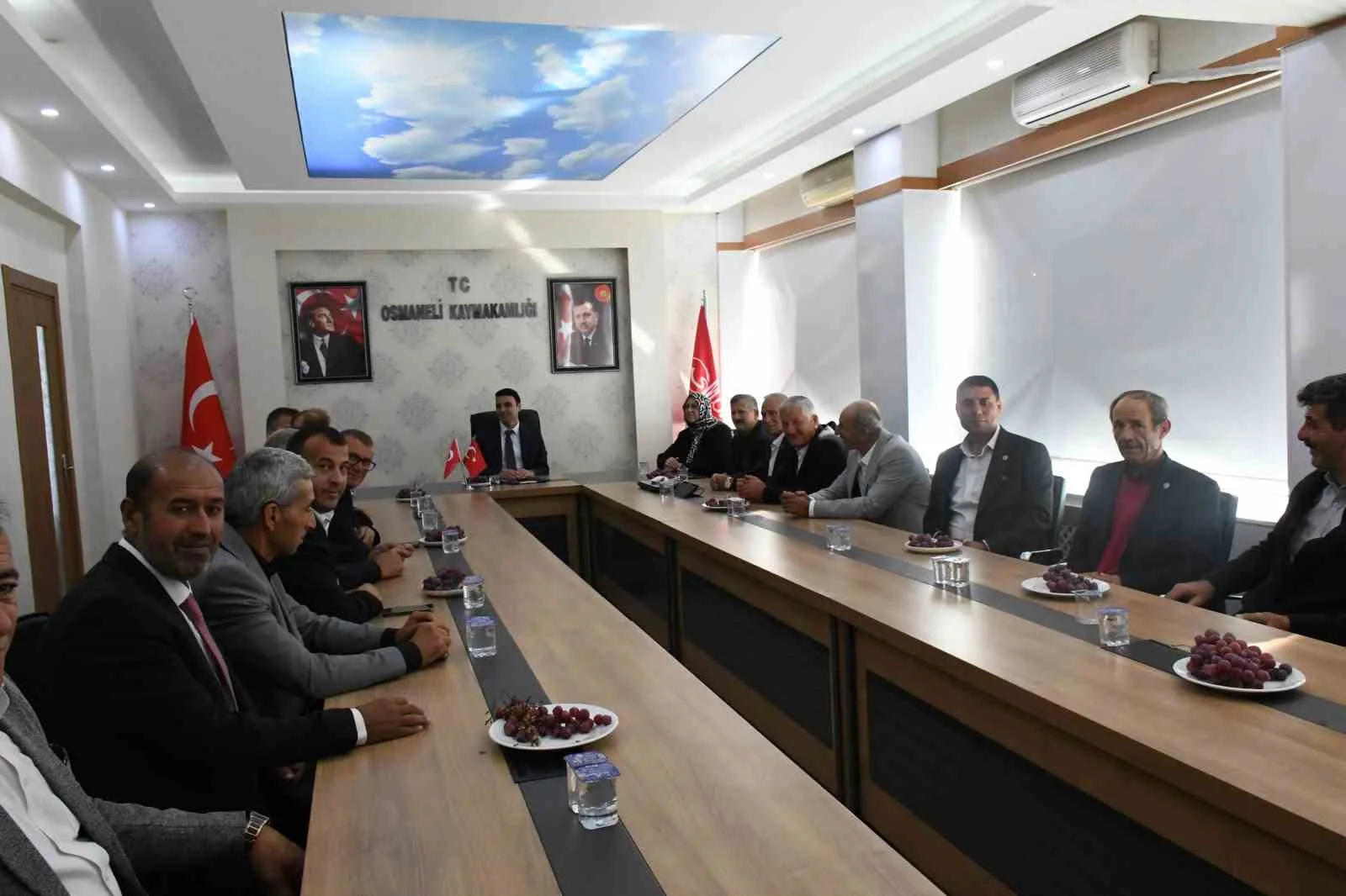 Bilecik’in Osmaneli ilçesinde, 19 Ekim Muhtarlar Günü dolayısıyla tören düzenlendi.