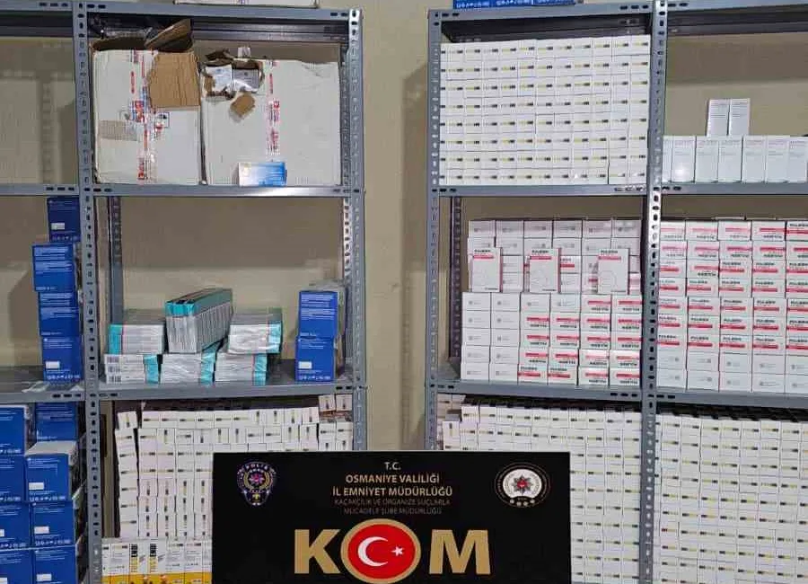 Osmaniye’de düzenlenen operasyonda piyasa değeri yaklaşık 2,5 milyon TL olan