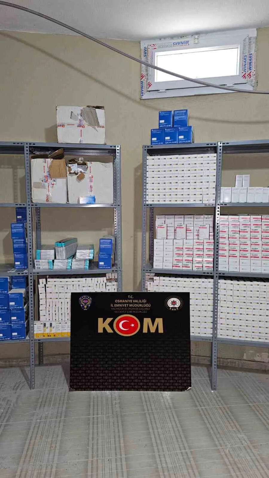 Osmaniye’de düzenlenen operasyonda piyasa değeri yaklaşık 2,5 milyon TL olan