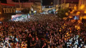 Osmaniye Yer Fıstığı Festivali Andolu Rock Sanatçısı Kıraç’ın sahne almasıyla
