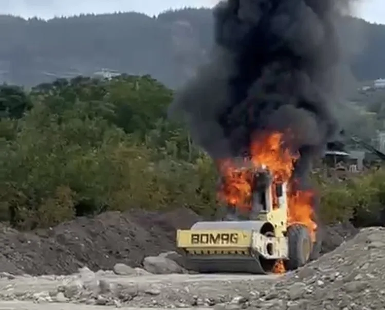 Osmaniye’nin Düziçi ilçesinde, hızlı tren hattı çalışmaları sırasında bir iş