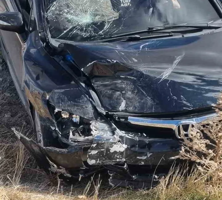 Nevşehir’in Kozaklı ilçesinde otomobil ile elektrikli aracın çarpıştığı kazada 1