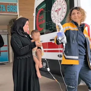 Bursa’nın İnegöl ilçesinde meydana gelen olayda bahçede yakılan ateşin üzerine