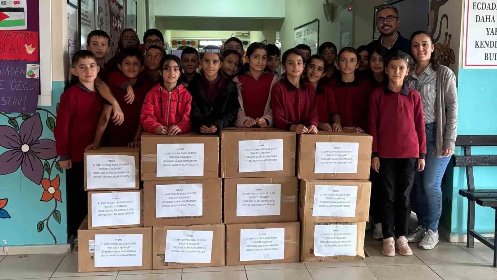 Değer-Eylem” çerçevesi doğrultusunda yürütülen proje kapsamında, öğrenci ve öğretmenler ihtiyaç