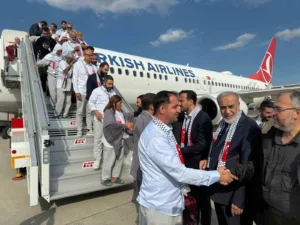 İsrail tarafından uluslararası sularda el konulan Özgürlük Filosu’na ait teknelerde