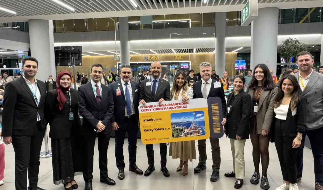 Pegasus Havayolları, 1 Ekim itibarıyla İGA İstanbul Havalimanı’ndan Kıbrıs Ercan