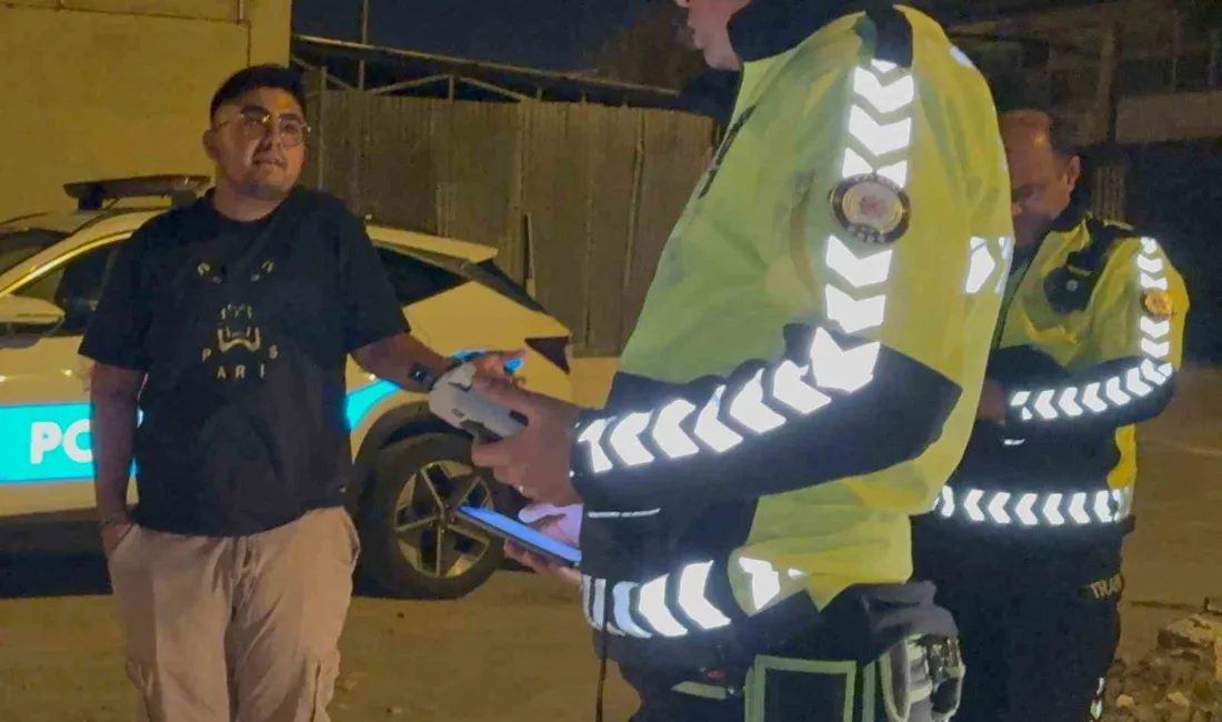 Kayseri’de plakasız bir şekilde trafiğe çıkan ve polis ekiplerinin ‘dur’