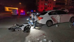 Karabük’ün 100. Yıl Mahallesi’nde polisin “dur” ihtarına uymayarak kaçan motosikletli,