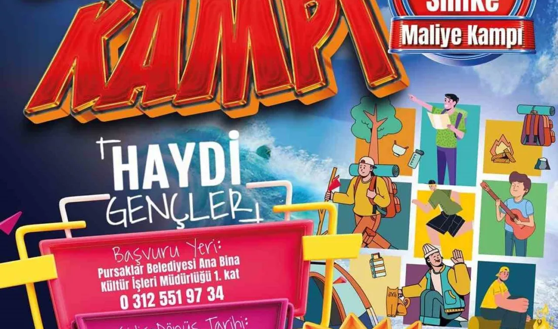 Pursaklar Belediyesi, gençleri doğayla iç içe, birlik ve beraberliği pekiştirecek