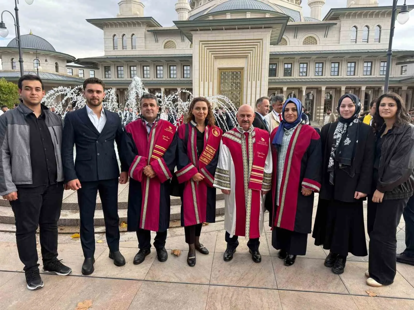 Düzce Üniversitesi Rektörü Prof. Dr. Nedim Sözbir ve beraberindeki heyet,