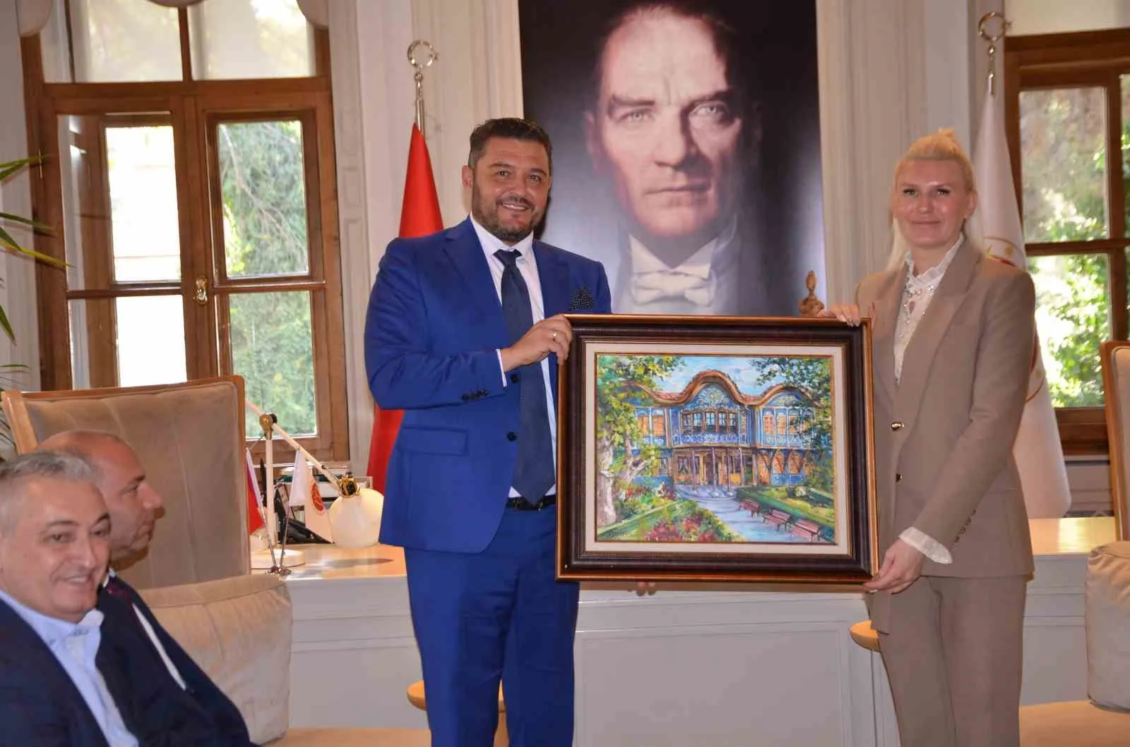 Bulgaristan Rodopi Belediye Başkanı Pavel Mihaylov, bir takım ziyaretler için