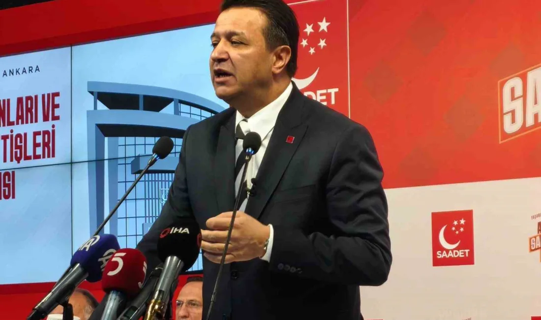 Saadet Partisi Genel Başkanı Mahmut Arıkan: “Bu bir barış planı