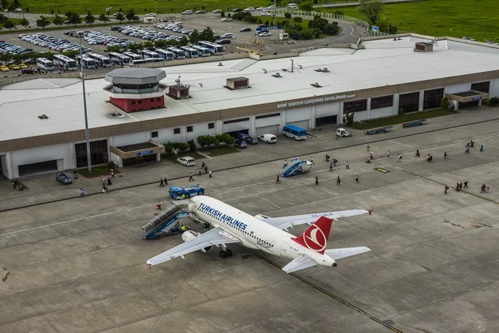 Samsun Çarşamba Havalimanı’nda yılın 9 aylık döneminde (ocak-eylül) toplam 1