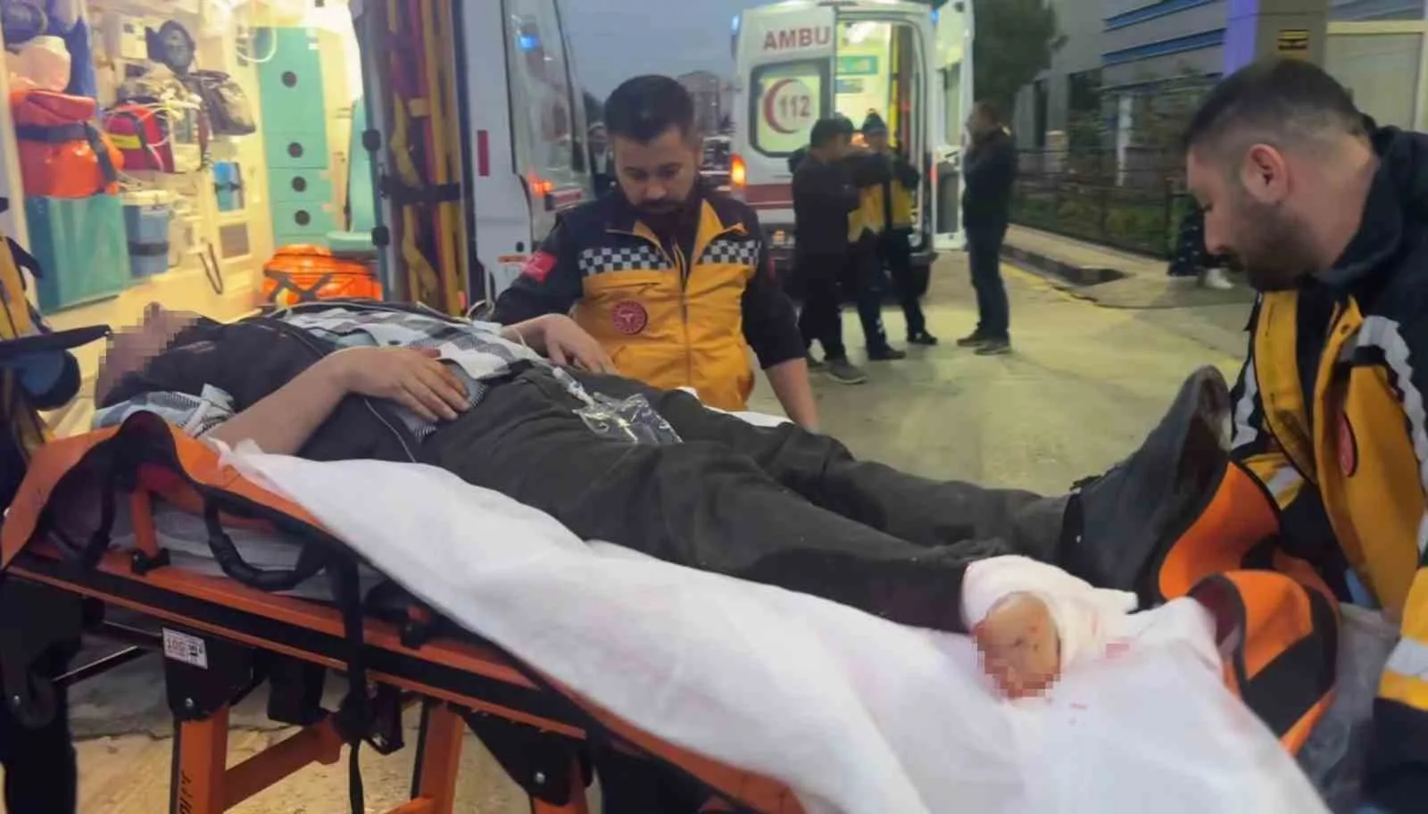 Samsun’da bir kişinin fırına tüfekle ateş açması sonucu ayağından vurulan