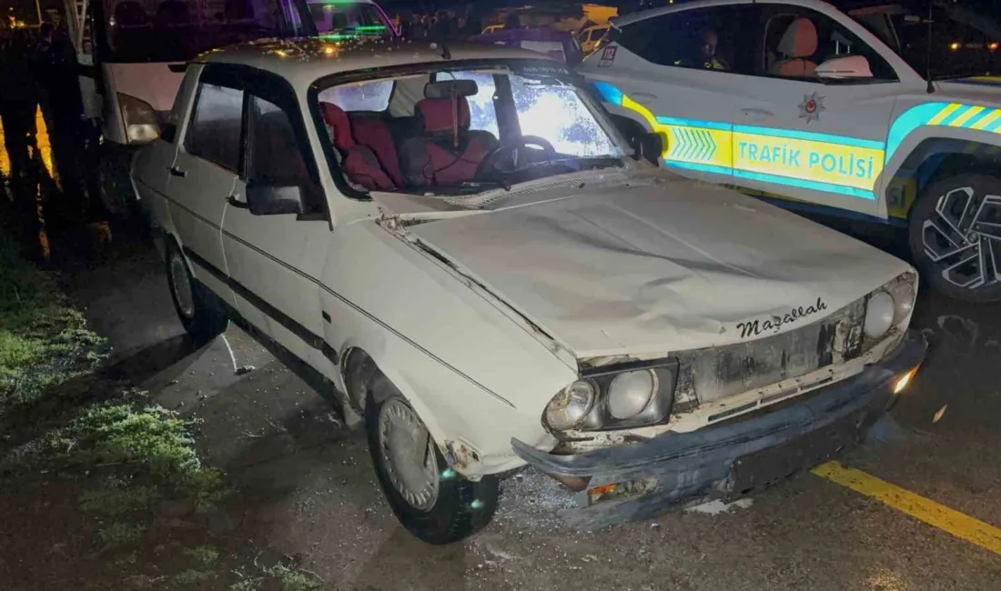 Samsun’un Tekkeköy ilçesinde otomobilin çobana ve koyuna çarptığı kazada, çoban