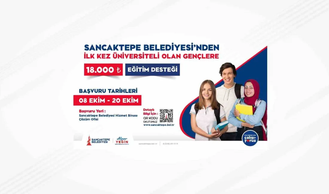 Sancaktepe Belediyesi, 2025 yılında üniversiteye yerleşen öğrencilerin eğitim giderlerine katkı