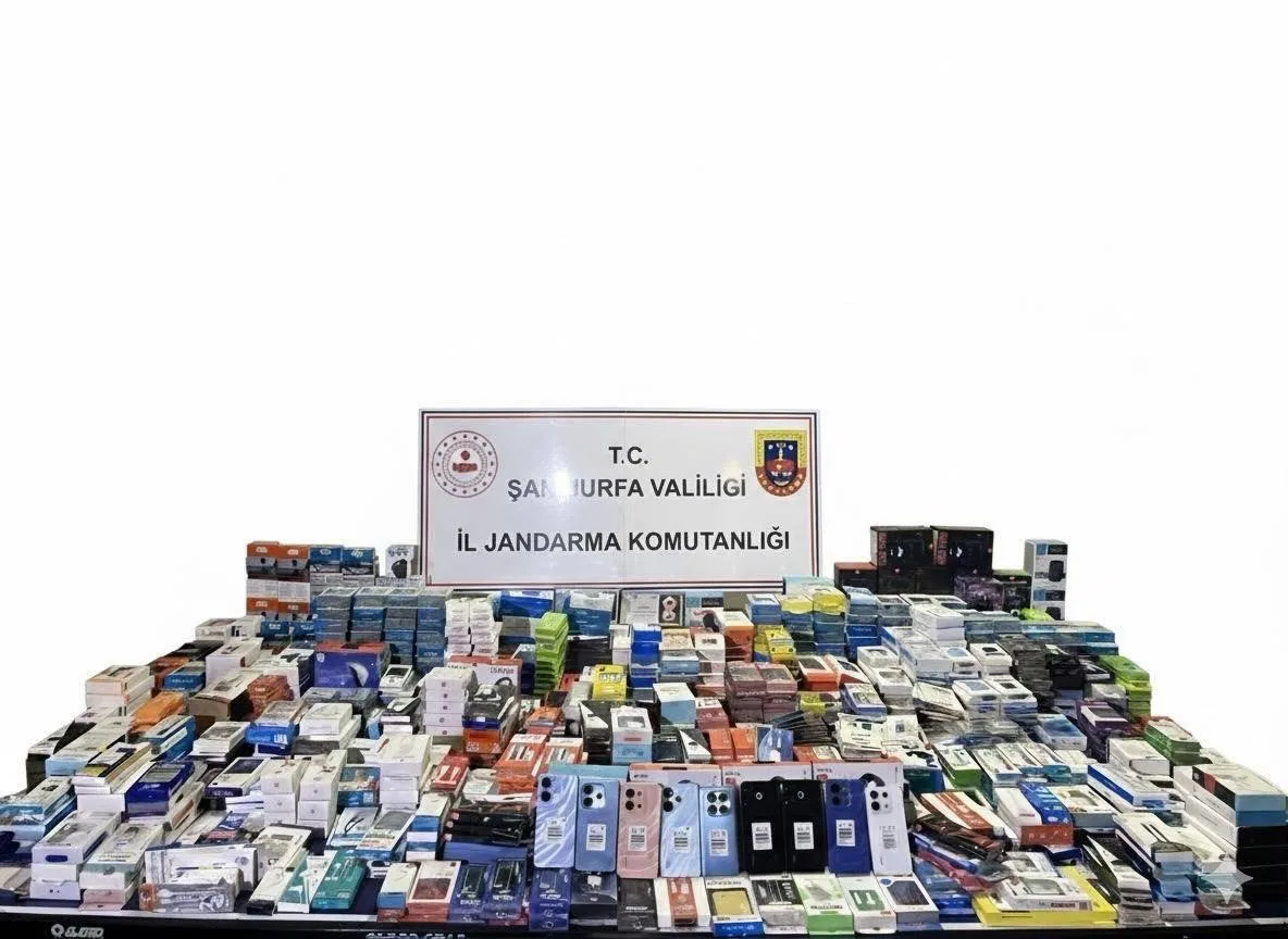 Şanlıurfa’da jandarma ekipleri tarafından başlatılan çalışmalar kapsamında 9 adet gümrük