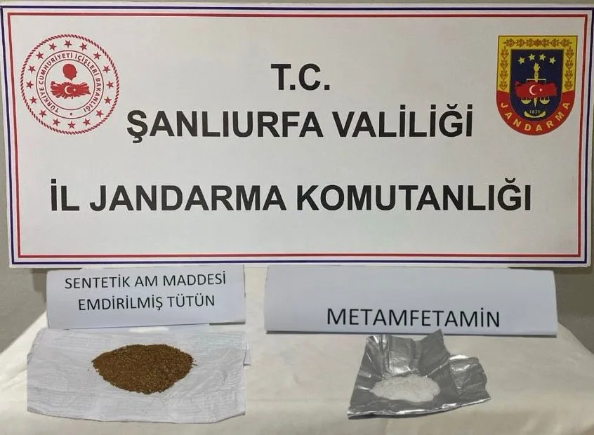 Şanlıurfa’da jandarma ekipleri tarafından narkotik suçlarla mücadele kapsamında uyuşturucu madde