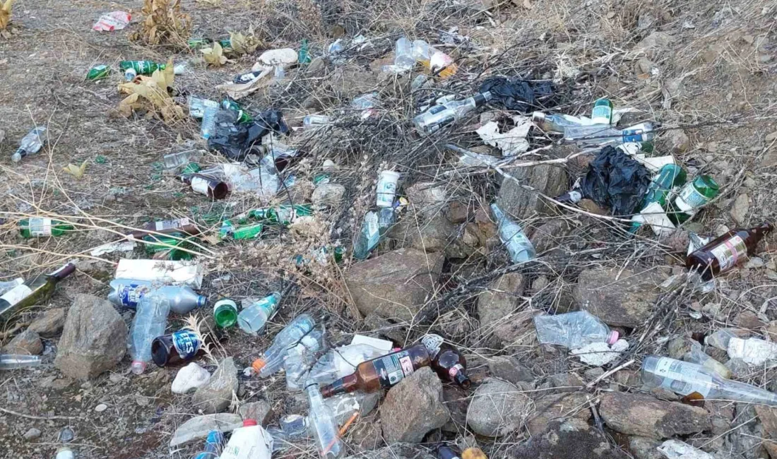 Manisa’nın Sarıgöl ilçesinde, kent ormanı yakınındaki tarım arazisine atılan alkol