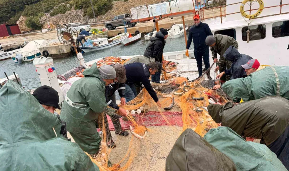 Edirne’nin Keşan ilçesine bağlı Mecidiye köyü sahilindeki İbrice Limanı’ndan Saros
