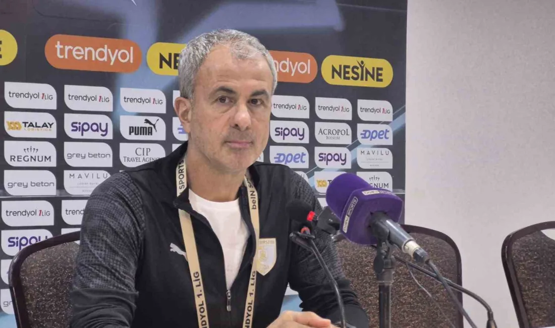 Bodrum FK Teknik Sorumlusu Sefer Yılmaz, Hatayspor karşısında ilk yarıda