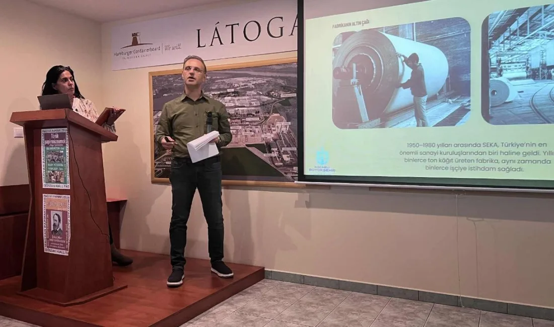 Kağıt üretim sürecinde kullanılan makine ve teçhizatların sergilendiği SEKA Kâğıt