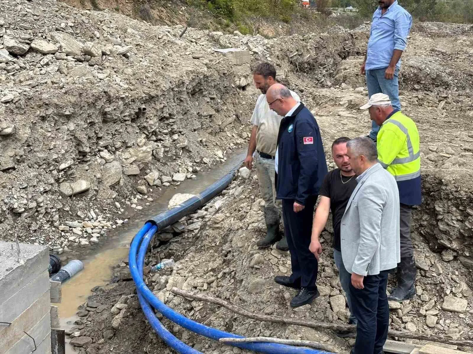 Sinop’ta 11 köyü kapsayan içme suyu projeleri devam ediyor. Sinop