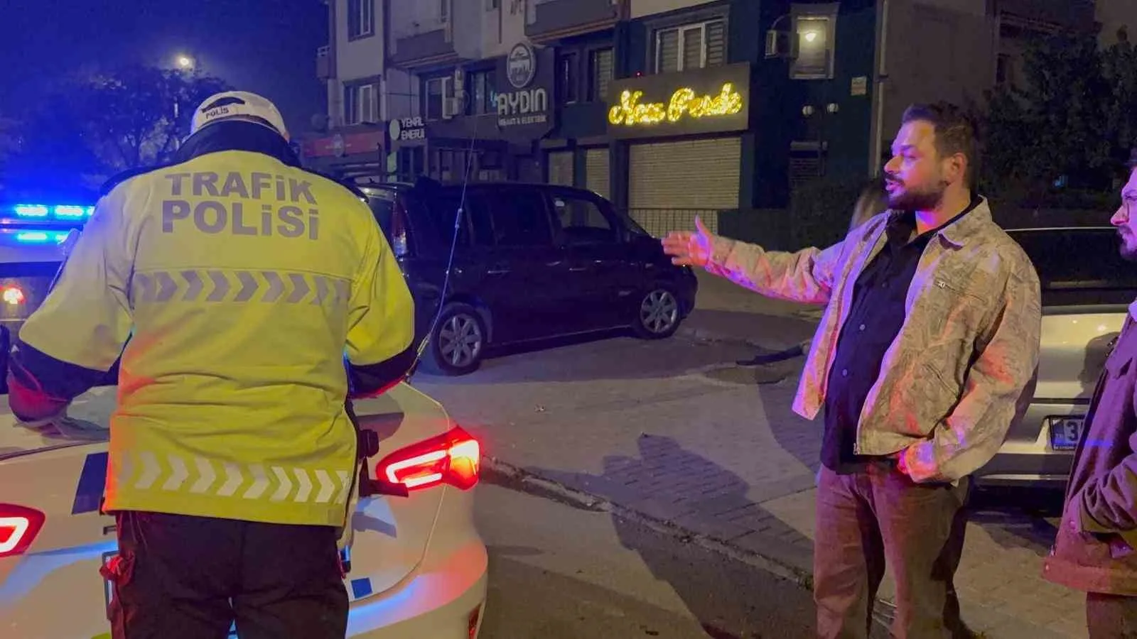 Kayseri’de polis ekipleri tarafından yapılan çalışmalarda şirket aracıyla yakalanan alkollü