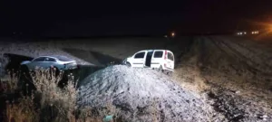 Şırnak’ın Silopi ile Cizre ilçesi arasında hafif ticari araç ile