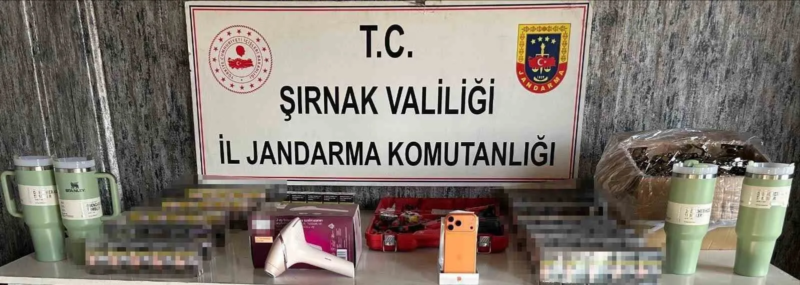 Şırnak İl Jandarma Komutanlığı ekipleri, 13-19 Ekim 2025 tarihleri arasında