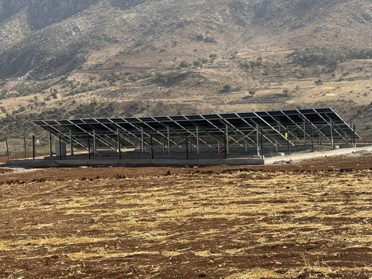 Şırnak merkeze bağlı Koçbey köyünde başlatılan “Sıfır Emisyonlu İçme Suyu