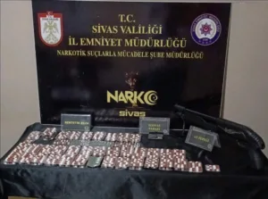 Sivas Cumhuriyet Başsavcılığı koordinesinde, Narkotik Suçlarla Mücadele Şube Müdürlüğü tarafından