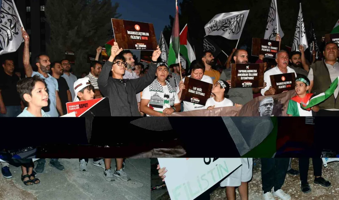 Şanlıurfa’nın Siverek ilçesinde, Uluslararası Sumud Filosu’na yönelik saldırıları kınamak ve